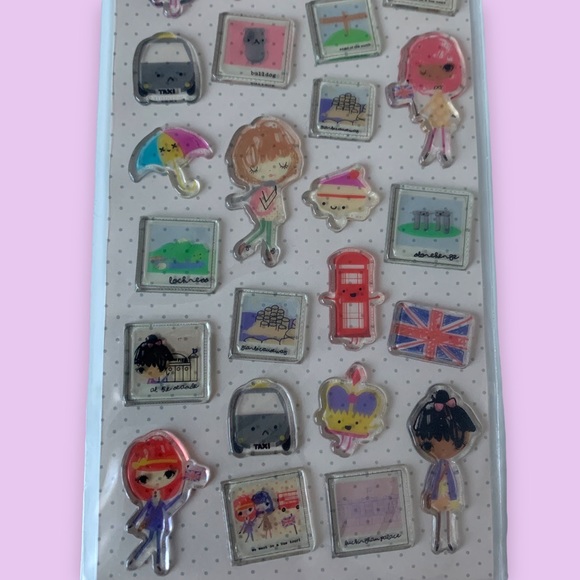 UK/London Novelty 3D Stickers Sheet - Stationery, Journals, Scrapbooking, Crafts - Picture 4 of 6